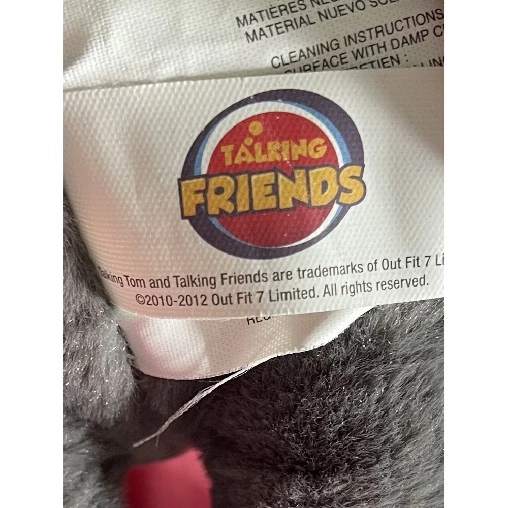 Talking Friends Tom Plush Cat Sound Box Tested WORKS